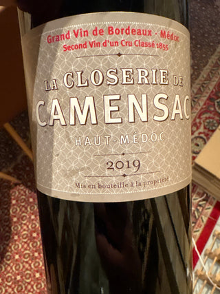 La Closerie de Camensac 2019 - Haut-Médoc, Château de Camensac