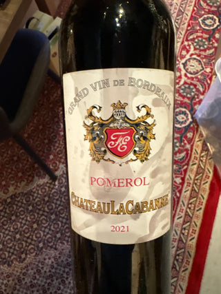 Château La Cabanne 2021 Pomerol – fransk rødvin fra Bordeaux, restparti