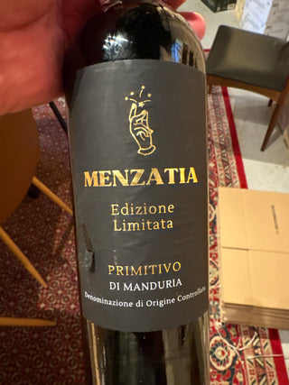 Menzatia Edizione Limitata, Primitivo di Manduria (Restparti)