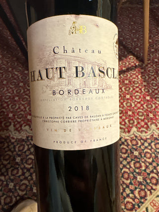 2018 Château Haut-Bascla – Bordeaux, restparti