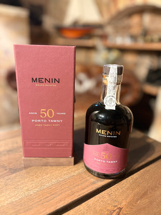 Menin Porto Tawny 50 Years – flaske med etiket, Douro
