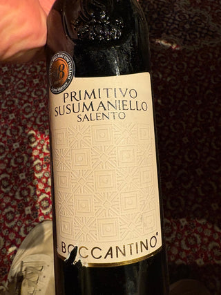 Boccantino Primitivo Susumaniello Salento IGT – italiensk rødvin fra Puglia, restparti