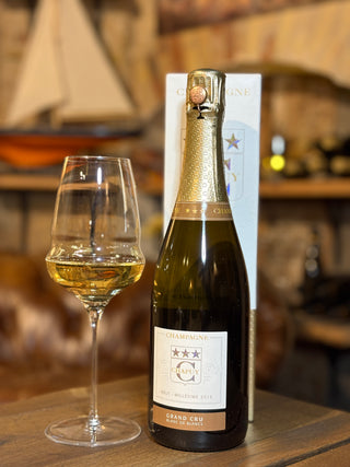 Champagne Chapuy Grand Cru Blanc de Blancs Millésime 2015 vintage champagne fra Côte des Blancs i Frankrig