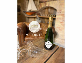 Champagne Esterlin Éclat Brut Blanc de Blancs med 97 points fra Decanter