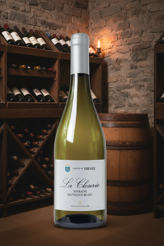 Flaske La Closerie Sauvignon Blanc Touraine 2023 fra Château de Thésée – hvidvin fra Loire, Frankrig