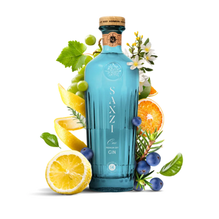 Saxzi One Gin 70 cl (41%) – klassisk London Dry Gin håndlavet i Grækenland